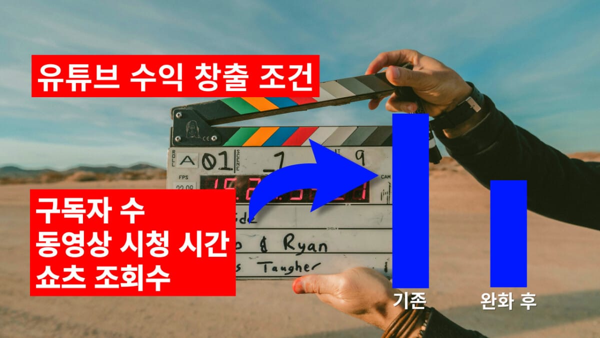 유튜브 수익 창출 조건